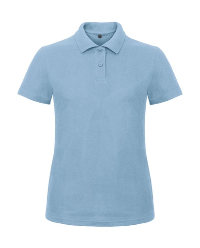 ID.001 /women Piqué Polo Shirt Light Blue
