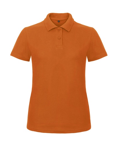 ID.001 /women Piqué Polo Shirt Orange