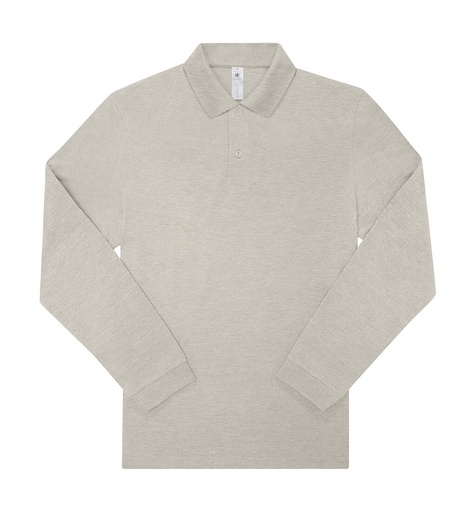 My Polo 210 LSL Heather Grey Fog