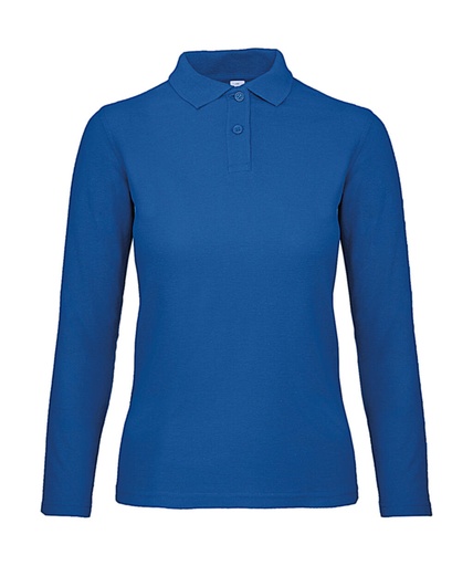 ID.001 LSL /women Polo Royal Blue
