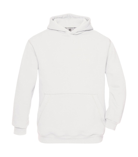 Hooded/kids Sweat White