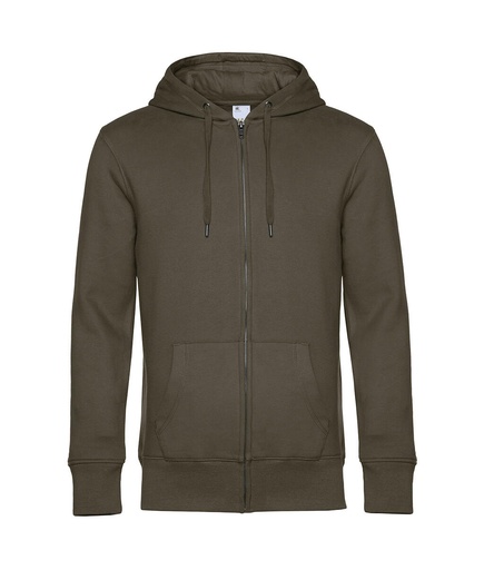 KING Zipped Hooded Khaki