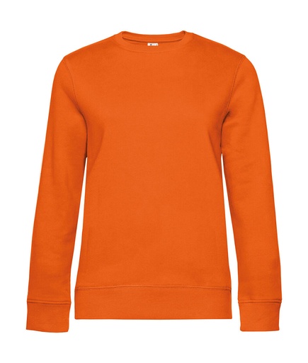 QUEEN Crew Neck /women Pure Orange
