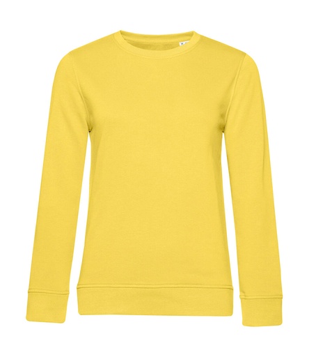 Crew Neck /women French Terry Yellow Fizz