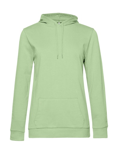 #Hoodie /women French Terry Light Jade
