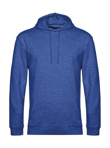 #Hoodie French Terry Heather Royal Blue