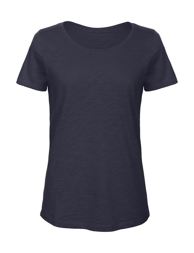 Inspire Slub /women T-shirt Chic Navy