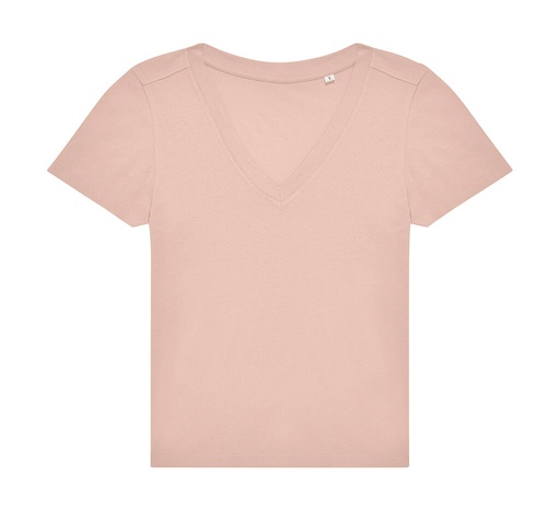 #E150 V T-Shirt /women Soft Rose