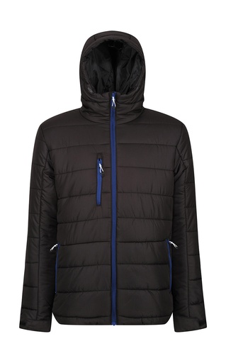 Men’s Navigate Thermal Hooded Jacket Black/New Royal