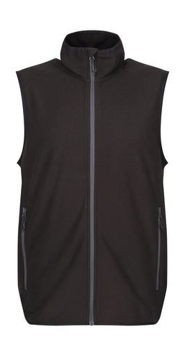 Navigate Fleece Bodywarmer Black/Seal Grey