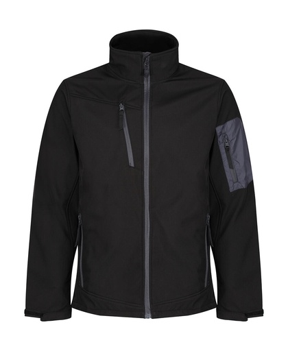 Arcola 3 Layer Softshell Black/Seal Grey