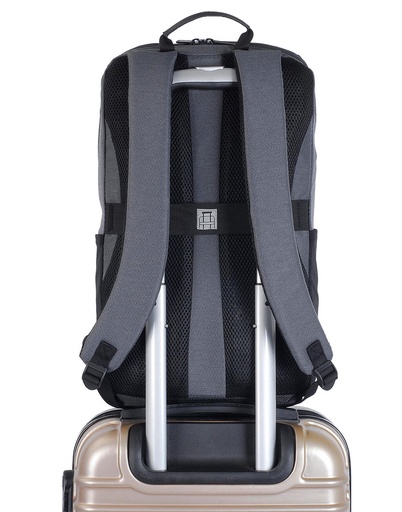Jerusalem Laptop Backpack Dark Grey/Black