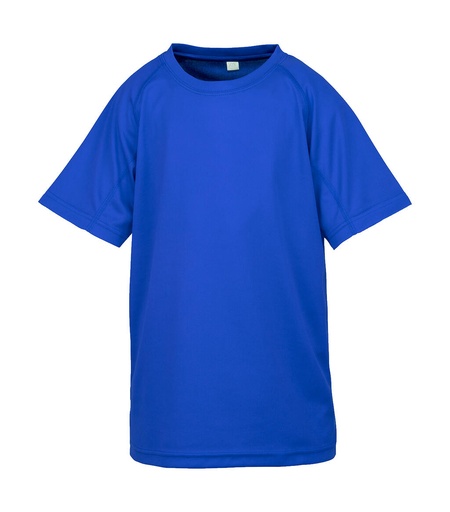 Junior Performance Aircool Tee Royal Blue
