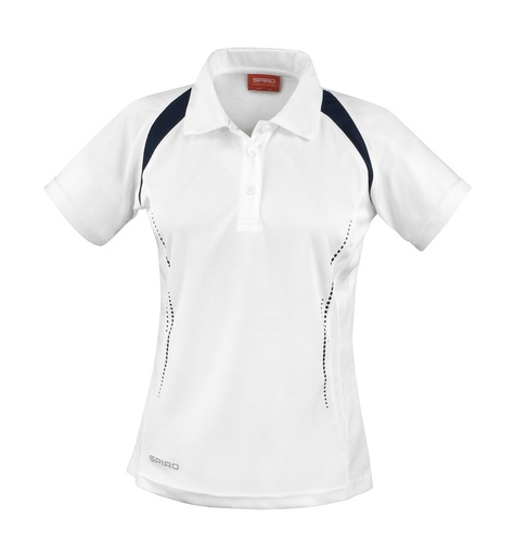 Lady Spiro Team Spirit Polo White/Navy