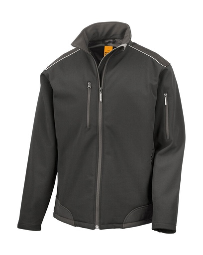 Ripstop Softshell Work Jacket Black/Black