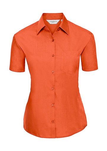 Ladies' Poplin Shirt Orange