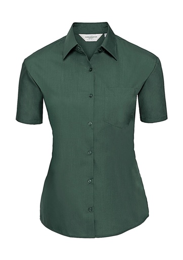 Ladies' Poplin Shirt Bottle Green