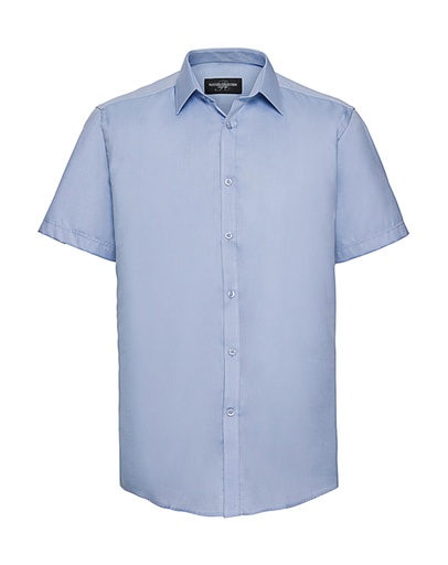 Men's Herringbone Shirt Light Blue