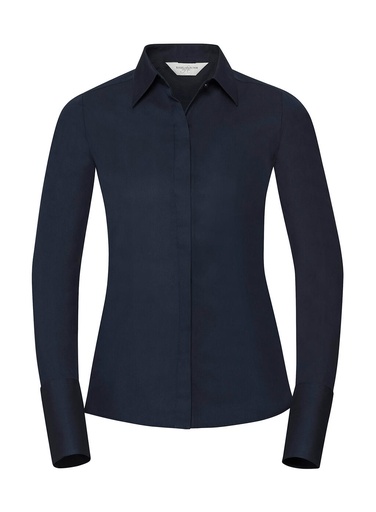Ladies' LS Ultimate Stretch Shirt Bright Navy
