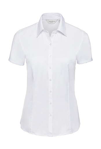 Ladies' Herringbone Shirt White