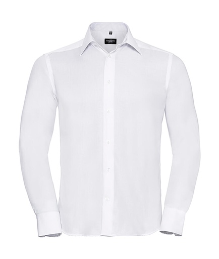 Tailored Ultimate Non-iron Shirt LS White