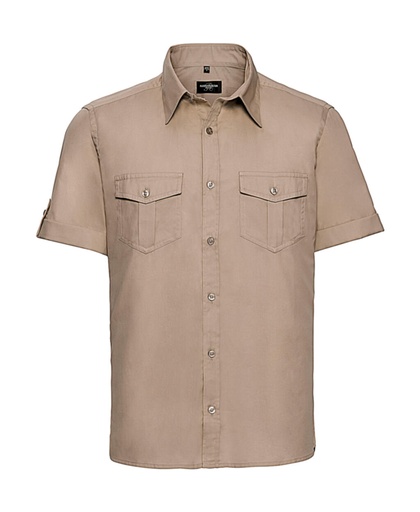 Men’s Roll Sleeve Shirt Khaki