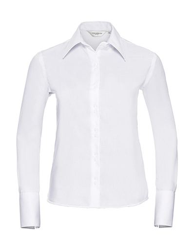 Ladies’ Ultimate Non-iron Shirt LS White