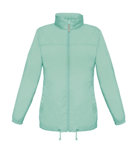Sirocco/women Windbreaker Pixel Turquoise