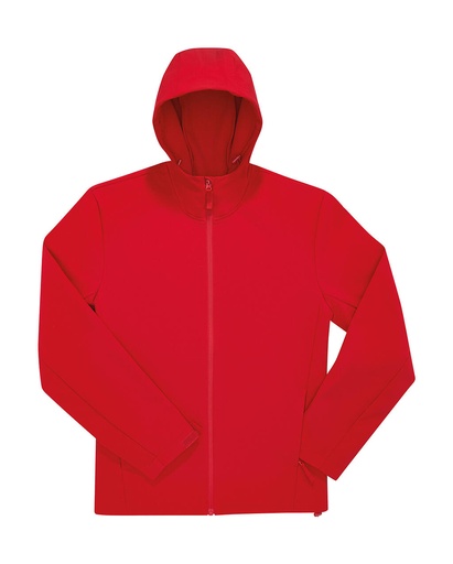 Reset 3Lr Hooded Softshell Red
