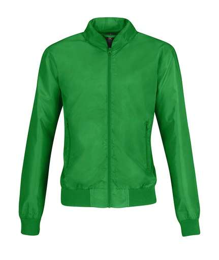 Trooper/women Jacket Real Green/Neon Orange