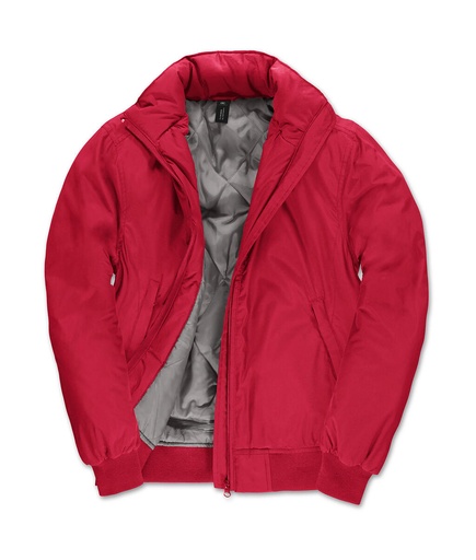 Crew Bomber/women Jacket Red/Warm Grey