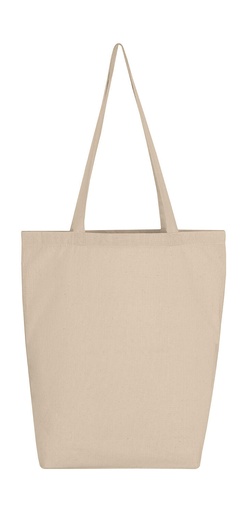 Cotton Bag LH with Gusset Natural