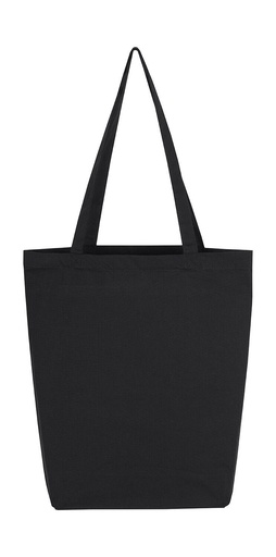 Baby Canvas Cotton Bag LH with Gusset Black