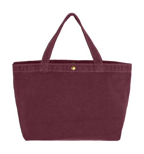 Small Canvas Shopper Tawny Port