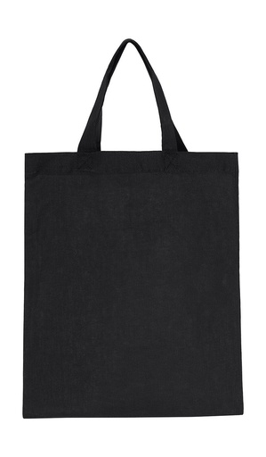 Small Cotton Shopper Black