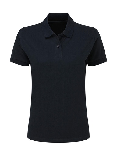 Cotton Polo Women Navy