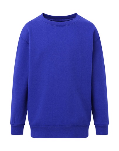 Crew Neck Sweatshirt Kids Royal Blue