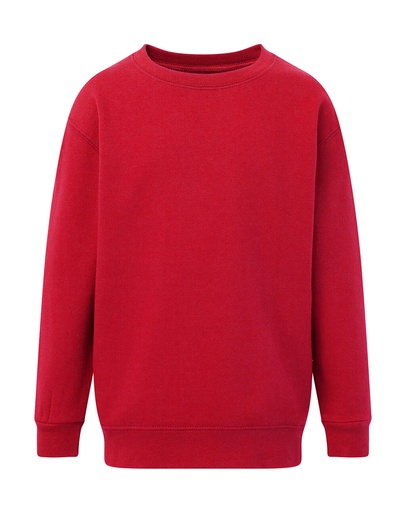 Crew Neck Sweatshirt Kids Red