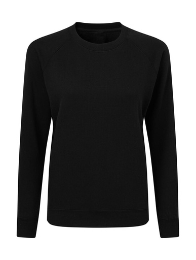 Raglan Sweatshirt Women Black