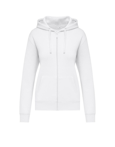 Originals Hooded Full Zip Women Snowwhite