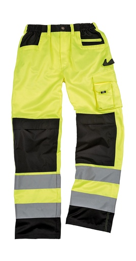 Safety Cargo Trouser Fluorescent Yellow