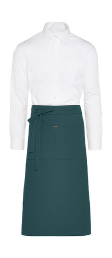 PROVENCE - Bistro Apron with Pocket Enamel Blue