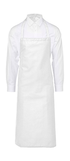 PARIS Bib Apron White