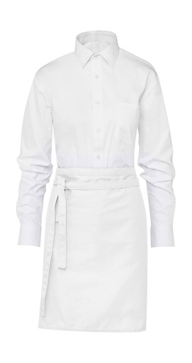 BRUSSELS Short Bistro Apron White