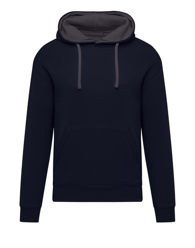 Originals Contrast Hooded Sweat Men Dark Black/Grey