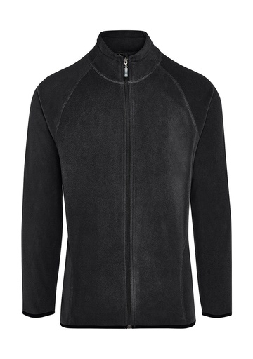 Signature Tagless Microfleece Full Zip Men Dark Black