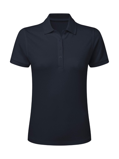 Signature Tagless Polo Stretch Women Navy