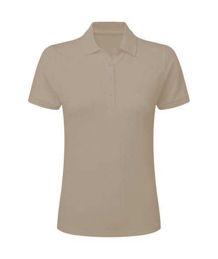 Signature Tagless Polo Stretch Women Pastel Macchiato
