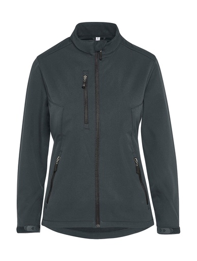 Signature Tagless Softshell Jacket Women Charcoal