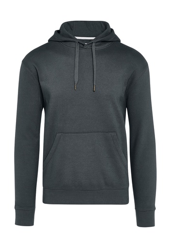 Signature Tagless Hooded Sweatshirt Unisex Charcoal